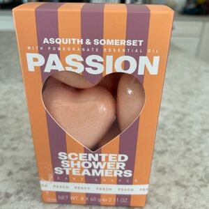 “New” Asquith & Somerset Passion Scented Shower Steamers - Peach